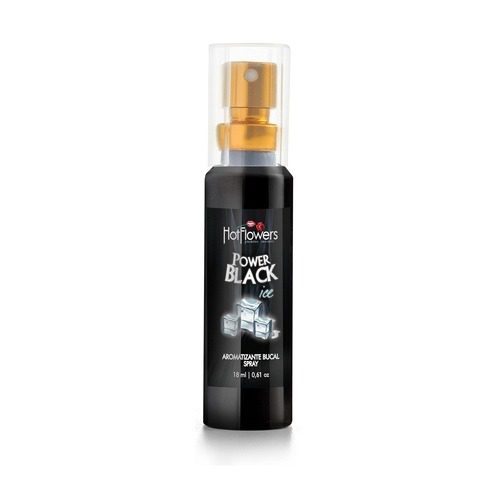 Aromatizante Bucal Power Black Ice Spray 18ml Referência: HC380