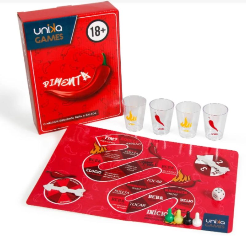 Jogo Roleta shot-Pimenta (18+)